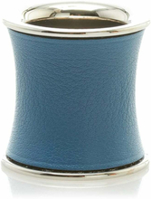 Blue Hermes skinnpakket sølvfargingsring pre-eide