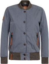 naketano U Like Dirty Damen Frühlings-Jacke moderne Alltags-Jacke mit Innentasche 1801-0547-793 Blau