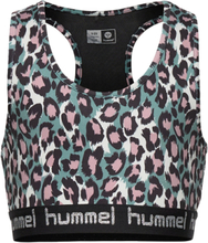 Hmlmimmi Sports Top Night & Underwear Underwear Tops Blå Hummel*Betinget Tilbud