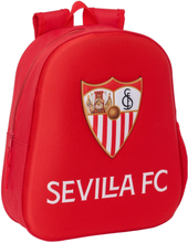 Barnryggsäck 3D Sevilla Fútbol Club Röd 27 x 33 x 10 cm