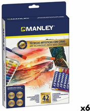 Målarset Manley Multicolour Tjocka färgpennor