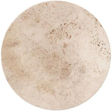 &Tradition - Plate SC55 Unfilled Travertine &Tradition