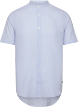 Matrostol China Ss Tops Shirts Short-sleeved Blue Matinique