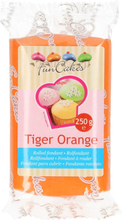 Sockerpasta tiger orange - FunCakes