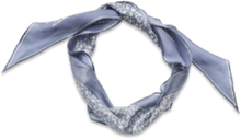 Maia Floral Silk Twill Diamond Scarf Accessories Scarves Lightweight Scarves Blue Lauren Ralph Lauren