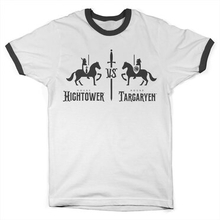 Hightower VS Targaryen Ringer Tee, T-Shirt