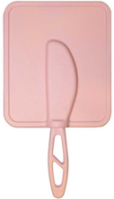 Brelock Smörkniv med lock, rosa - 600 g ask