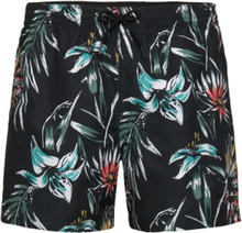 Mix & Match Cali Print 15'' Swim Shorts Badeshorts Black O'neill