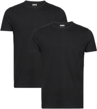 Double Pack Ss T-Shirt - White Designers T-Kortærmet Skjorte Black Edwin