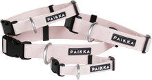 PAIKKA Glow Hundhalsband - Pale Pink (2x30-40 cm)