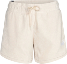 Ess Elevated 5" Shorts Bottoms Shorts Sweat Shorts White PUMA