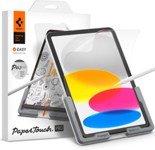 iPad Air (2022 / 2020) / Pro 11" (2022 / 2021 / 2020 / 2018) Spigen Paper Touch Pro Beskyttelsesfilm m. Installationssæt - Case Friendly - Gennemsigtig