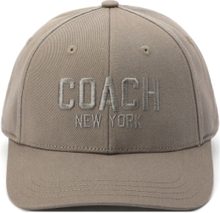 Coach Embroidered Baseball Hat Accessories Headwear Caps Beige Coach Accessories