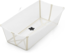 Stokke Flexi Bath XL med Värmekänslig Propp (Sandy Beige)