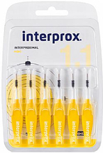 Interprox Mellanrumsborste Gul 1,1 mm 6 st