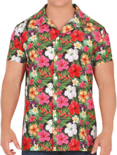 Hawaii Skjorte med Blomster motiv til Mann