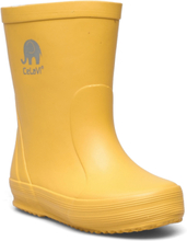 Basic Wellies -Solid Shoes Rubberboots High Rubberboots Yellow CeLaVi