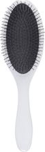 Denman D93M Tangle Tamer Gentle Monochrome White Beauty WOMEN Hair Hair Brushes & Combs Paddle Brush Hvit Denman*Betinget Tilbud