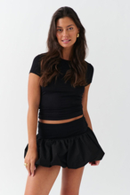 Gina Tricot - Balloon skirt - minikjolar - Black - XXS - Female