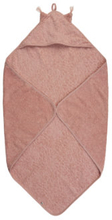 pippi Badehåndklæde med hætte Misty Rose 83 x 83 cm