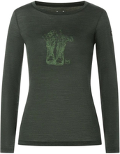 Super.natural Blossom Boots LS Shirt Women Deep Forest/Willow Brough