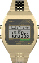 Timex T80 Steel 36Mm Stainless Steel Bracelet Watch Accessories Watches Digital Watches Gold Timex