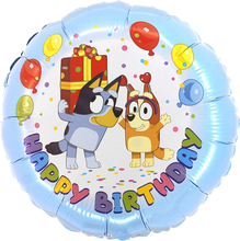 Folieballong Happy Birthday Bluey