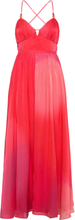 Darryl Hallie Crinkle Dress Maxikjole Festkjole Red French Connection