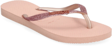 Hav. Slim Glitter Ii Shoes Summer Shoes Sandals Flip Flops Pink Havaianas