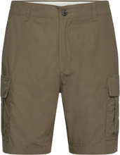 Fig Loose Cargo Poplin Shorts - Got Bottoms Shorts Cargo Shorts Khaki Green Knowledge Cotton Apparel