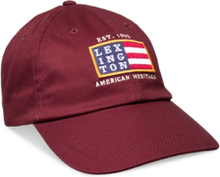 Ruxton Cap Accessories Headwear Caps Rød Lexington Clothing*Betinget Tilbud
