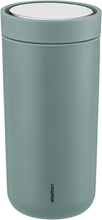 To Go Click Termokop 0.4 L. Dusty Green Home Tableware Cups & Mugs Thermal Cups Green Stelton