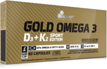 Olimp Gold Omega-3 D3+K2 Sport Edition ® - 60 kapsler