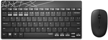 Keyboard/Mice Set 8000M Wireless Multi-Mode Black