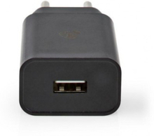 Laddare vägg NEDIS 2.4 A 1 x USB-A svart