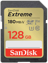 SDXC Extreme 128GB 180MB/s UHS-I C10 V30 U3