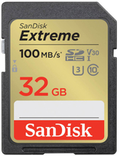 SDHC Extreme 32GB 100MB/s UHS-I C10 V30 U3