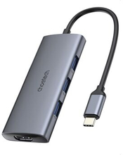 CHOETECH HUB-M19 7-i-1 USB-C til HD + 3 USB3.0 + Type-C + TF / SD Slot Adapter USB Hub til bærbar ta