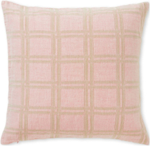 Dahlia Pude 50X50 Home Textiles Cushions & Blankets Cushions Rosa ELVANG*Betinget Tilbud