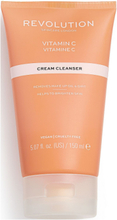 Revolution Skincare Vitamin C Cream Cleanser Beauty WOMEN Skin Care Face Cleansers Cleansing Gel Nude Revolution Skincare*Betinget Tilbud