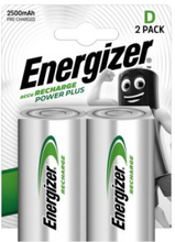 Batteri Laddbar ENERGIZER D HR20 2/fp