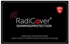 Skim-Block Kort 3-Led RFID NFC Skimmingskydd