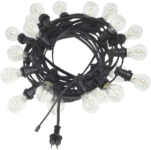 Ljusslinga Bright light string med klara ljuskällor, 12 m