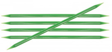 KnitPro Trendz Strumpstickor Akryl 15cm 4,50mm / 5.9in US7 Green