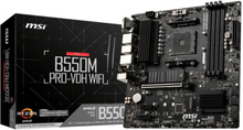 MSI B550M PRO-VDH WIFI moderkort AMD B550 Uttag AM4 micro ATX