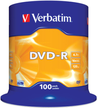 Verbatim DVD-R Matt Silver 4,7 GB 100 styck