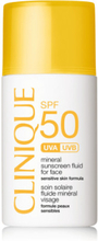 Clinique SPF 50 Mineral Sunscreen Fluid For Face Solskyddskräm Ansikte 2 h Vuxna