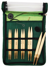 KnitPro Bamboo Utbytbar rundsticka Bamboo 60-80-100 cm 6-10 mm 5 storl