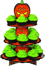 Muffinsställ Halloween Pumpor
