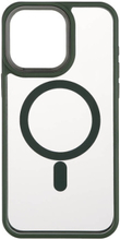 Back Bumper Clear Case MagSerie iPhone 15 Pro Max Clear Case Green Bumper